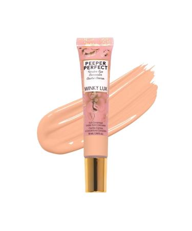 Winky Lux Peeper Perfect Under Eye Concealer Makeup & Eye Brightener Full Coverage Concealer for Dark Circles Color Corrector & Eye Primer With Collagen Hyaluronic Acid & Vitamin E (Neutral Beige)