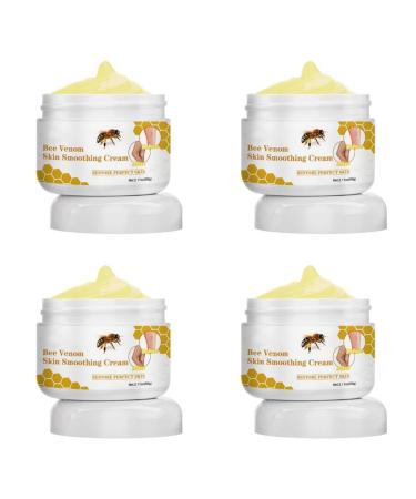 2024 New Bee Venom Varicose & Spider Veins Relief Cream for Legs Natural Varicose & Spider Veins Improve the Look of the Legs and Blood Circulation Tired and Heavy Legs Relief 60g/2.11fl.oz (4 Jars)