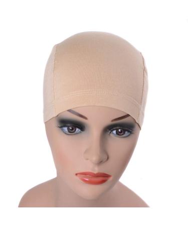 Bamboo Fiber Wig Cap | Comfortable & Elastic Beige Wig Cap 54cm - Ideal for Wigs - Buy Online on GoSupps.com