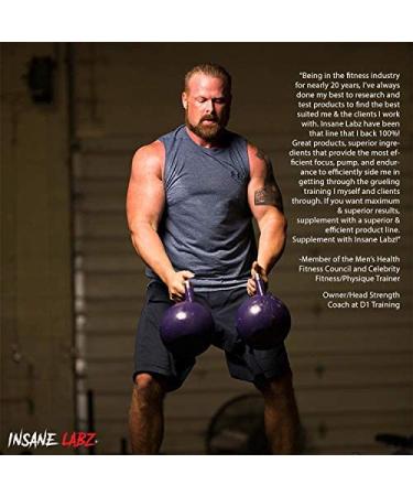 Insane Labz I am God Pre Workout Powder - High Stim Formula with Creatine & DMAE Bitartrate | AMPiberry Energy & Focus Booster | Orange Flavor - 25 Servings - Buy Online on GoSupps.com