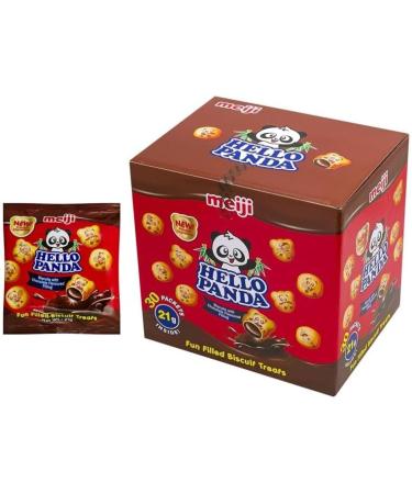 Hello Panda Chocolate Biscuits - 2 Box Bundle 1.26 Kg - Snack Pack 2 x 30 x 21g Gift Idee  - Buy Online on GoSupps.com