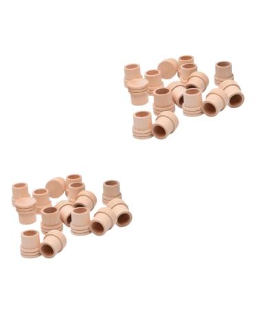 Beaupretty 40 StK Moxa fire extinguisher Fire extinguisher for the household Moxa-Rollen-Feuer-Eschscher Moxa accessories made of wood Moxa fire wood extinguisher massage moxibusization device