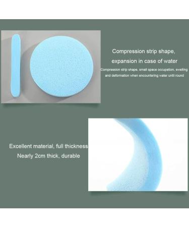 Dajidafu 108 Pieces Compressed Facial Sponge Makeup Removal Cleaning Exfoliating Pad Home Travel Wash Face Supplies for Women - Buy Online on GoSupps.com