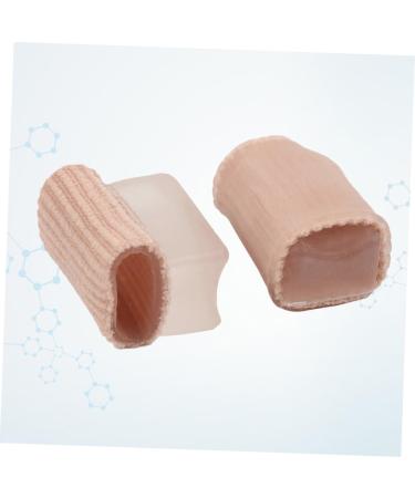 Healvian Silicone Gel Toe Cushion Tube 1 Pair - Bunion Toe Separator and Thumb Valgus Eversion Splitter - Beige 2pcs - Buy Online on GoSupps.com