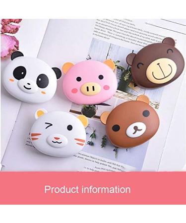 Buy Yukiko Animal Shaped Contact Lens Case - White Panda M | Cute & Functional Eye Care Accessory - Buy Online on GoSupps.com