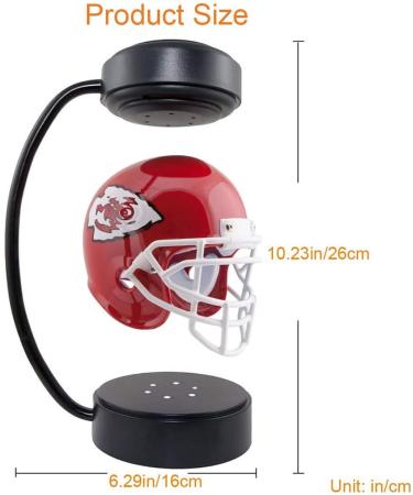 McBean Hover Helmet - Magnetic Suspension NFL Floating Football Helmet | Unique Gift for Men Sports Fans & Alumni - Buy Online on GoSupps.com