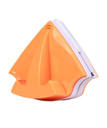 Double Sided Magnet Window Cleaner Triangular Window Glass Wiper With Long Safety Rope Ultra-Strong Glass Surface Cleaning Brush Wiper Windows Cleaner & Washer for Glazed Windows