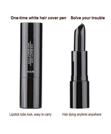 Angrek 3 Colors Hair Color Pen - Temporary Lipstick for Gray & White Hair Coverage | DIY Makeup Stick for Black Hair - Buy Online on GoSupps.com