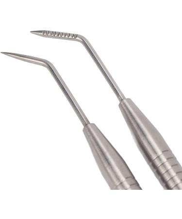 Eyelash Lift Separator Tool Comfortable Grip Tail Comb Metal Lash Lift Rods Stainless Steel for Beauty Salon (Silver) - Buy Online on GoSupps.com