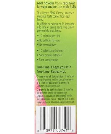 True Lime Black Cherry Lemonade Water Enhancer Drink Mix Low-Calorie Powdered Drink Mix Water Flavor Packets with Stevia (10 Packets) Black Cherry 10 count (Pack of 1) - Buy Online on GoSupps.com