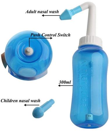 Guangzhou Nasal Wash System - Effective Sinus & Allergy Relief | Neti Pot for Adults - International Shipping Available - Buy Online on GoSupps.com