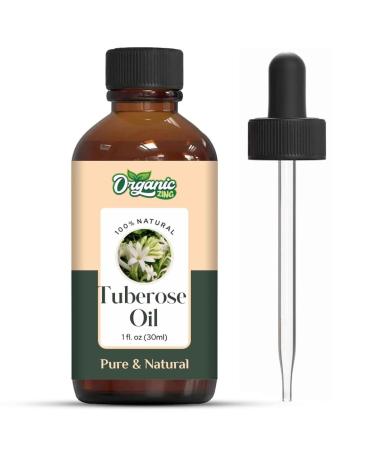 Tuberose (Polianthes tuberosa) Oil | Pure & Natural Essential Oil for Aroma Diffusers Skincare & Haircare- 30ml/1.01fl oz