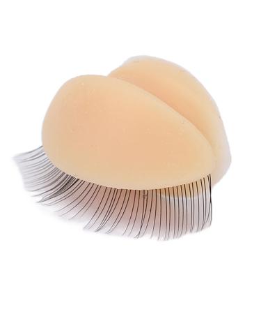 Buy Reusable Silicone Eyelids with Eyelashes - 3 Pairs for Beauty Salons & Novices | Skin Color | International Shipping - Buy Online on GoSupps.com