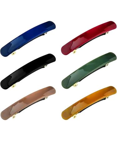 ZKHSeou 6-Piece Vintage French Hair Clips for Women - Automatic Classic Hair Accessories for Fine & Medium Hair - Buy Online on GoSupps.com