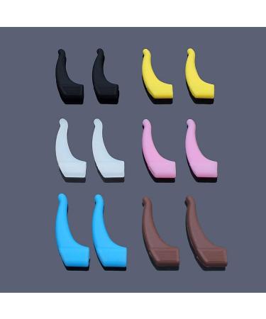 6 Pairs Comfortable Silicone Anti-Slip Holder For Glasses Accessories Ear Hook Eyeglass Temple Tip Sports - Buy Online on GoSupps.com