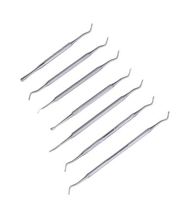 minkissy 1 Set Manicure Tools Professional Pedicure Tools Cuticle Trimmer Pusher Nail Tool Metal Nail Pusher Nail Gel Polish Remover Manicure Tool Kit Stainless Steel Exfoliating Crafts
