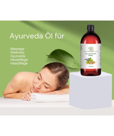 Buy Pagra Natur Ayurveda Massage Oil Kapha 1L | Best Ayurvedic Massage Oil for Balance & Wellness - International Shipping Available - Buy Online on GoSupps.com