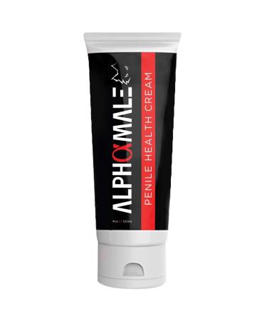Alpha Male Penile Health cream - Premium Penile Moisturizing Cream - Advanced Penile Moisturizer Lotion to Increase Sensitivity for Men (4oz) 4 Ounce (Pack of 1)