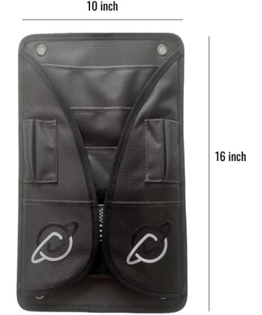 DISCOLOGY Putter Pouch | 8-Disc Capacity | Disc Golf Cart Accessory with Velcro Patch for Customization - Buy Online on GoSupps.com