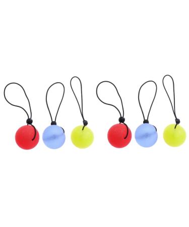 Solustre 6 pc. Fitness equipment exercises squeezeball grip strengthen ball fitness hand therapy therapy trees power balls train wristy handglass handlebar ball squeezing tools