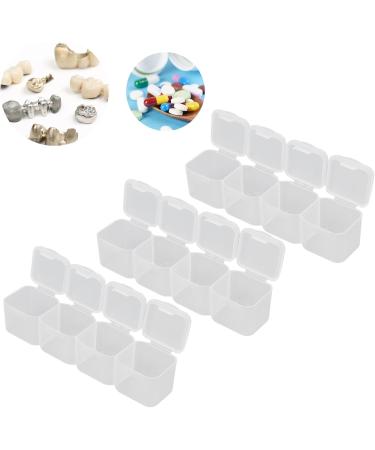 Ververt Touch Denture Case Set - Portable 3-Part Storage for False Teeth & Pill Organizers | International Shipping Available - Buy Online on GoSupps.com