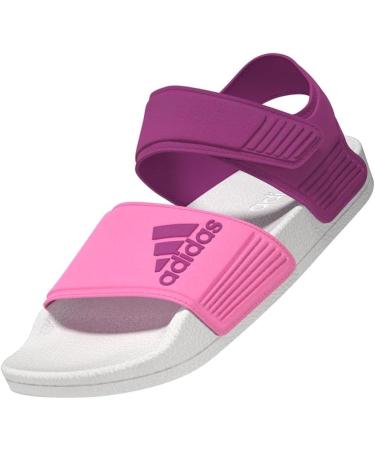 Buy adidas Unisex Kids Adilette Sandals - Lucid Fuchsia Beam Pink Pulse Mint 39 1/3 EU | International Shipping Available - Buy Online on GoSupps.com