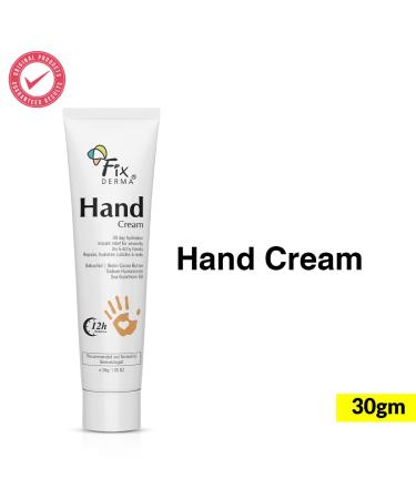 FIXDERMA Hand Cream for All Skin Types | Moisturizer for Dry & Rough Hands | Cocoa Butter Formula - 30g - Buy Online on GoSupps.com