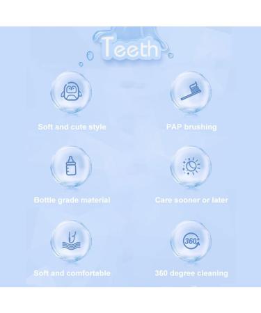 Buy Dijiusidy Silicone U-Shape Toothbrush for Kids - Manual Teeth Cleaning & Training Accessories in Blue | International Shipping - Buy Online on GoSupps.com