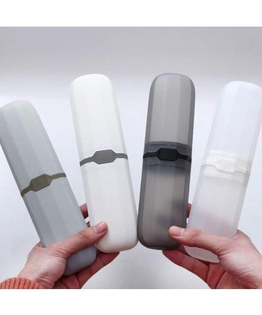 IHEHUA Travel Toothbrush Case | Portable Toothbrush Holder for Travel Camping & Business | Black Travel Essential - Buy Online on GoSupps.com