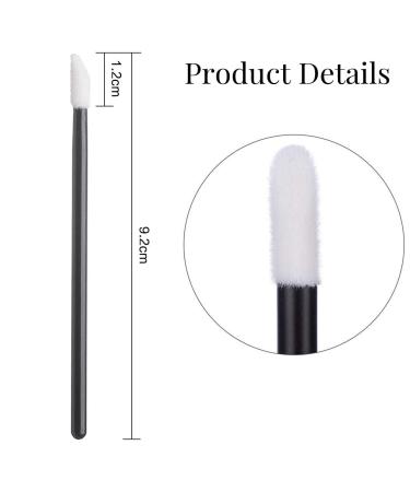 200 Pcs Disposable Lip Brushes Kit | Perfect for Lipstick Lip Gloss & Travel | Makeup Applicator Wands - Buy Online on GoSupps.com