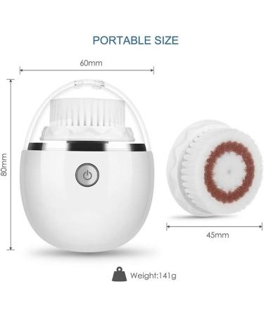 Overclocking Vibration New Sonic Vibrating Facial Cleansing Brush 3 Brush Heads with 3 Modes Waterproof Smart Timer Wireless Charging for Face Cleaning - Buy Online on GoSupps.com