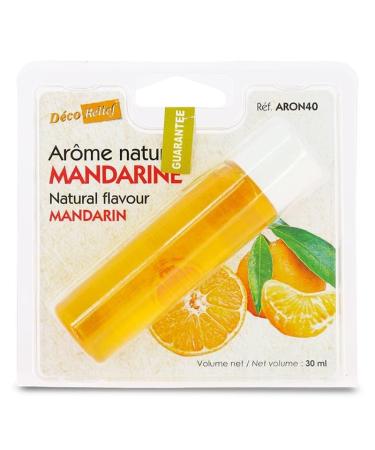 D co Relief - Natural Mandarin Flavor 30 ml - Food Flavoring for Pastry Cooking - Professional Ingredient