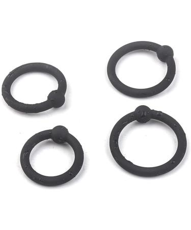 Sporty Male Props | 7-Piece Silicone Ring Set | Multi-Purpose & Flexible - Black | Soft & Easy to Use - Buy Online on GoSupps.com