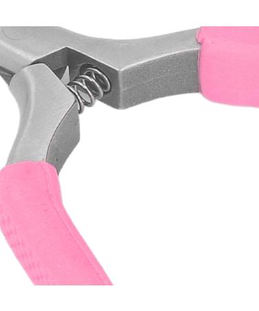 Nail Cuticle Trimmer Hygienic Built-in Spring Cuticle Trimmer with Protective Cover for Nail Salon (Pink) - Buy Online on GoSupps.com
