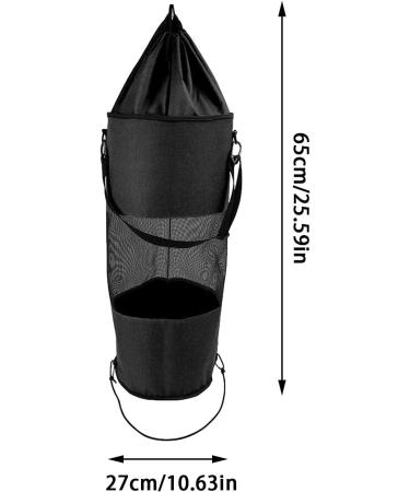 goforwealth Boat Trash Bag Reusable Oxford Cloth Leak-Proof Adjustable Webbing Mesh Hanging Garbage Bin Respectable - Buy Online on GoSupps.com