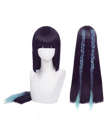 OSIAS Color Layered YunJin Genshin Impact Cosplay Wig for Woman and Girls YunJin Wig