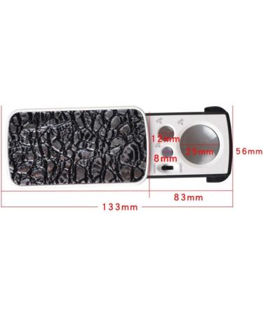 Holding Magnifying Glass Slide Out Pocket Magnifying Glass 30X 60X and 90X Multi-Power Small Portable Loupe Magnifier - Buy Online on GoSupps.com