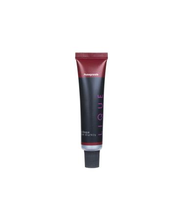 LIQUE Cosmetics Lip Mask for Dry Cracked Lips Ultra-Hydrating with a Hint of Color Pomegranate 0.5 Oz.