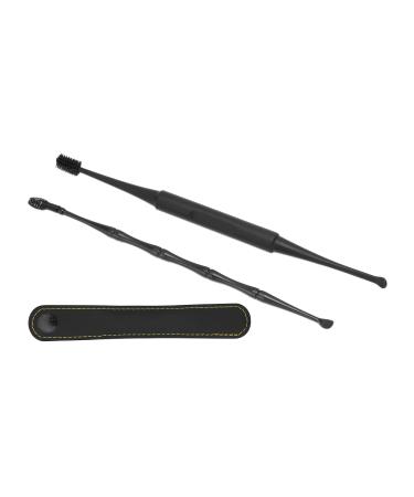 Ear Plug Cleaner Set Deep Cleaning Convenient Use Comfortable Ear Cleaner Set for Home (Black)