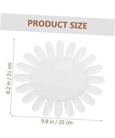 minkissy 3 Sets Split Rings Open Rings Colors Nail Art Display Board Nail Gel Polish Nail Wheel Nail Art Display Wheel Nail Art Tips Nail Polish Rack Manicure Color Card Sun Flower - Buy Online on GoSupps.com