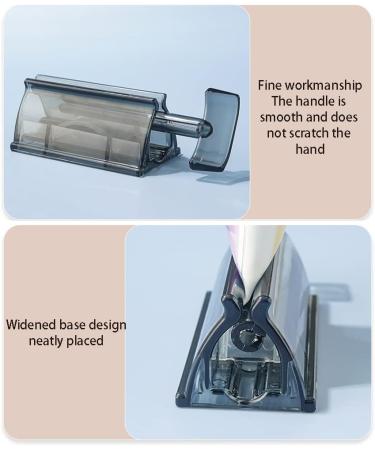 Toothpaste Tube Squeezer Transparent Toothpaste Squeezer Toothpaste Tube Squeezer Rotating Toothpaste Seat Holder Stand Toothpaste Seat Holder Stand - Buy Online on GoSupps.com