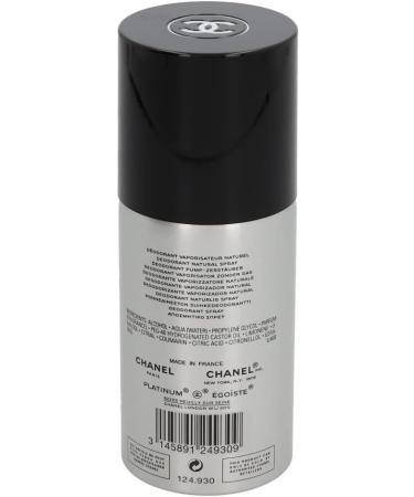 Chanel Platinum Ego ste Deodorant Spray 3.4 oz - Buy Online on GoSupps.com