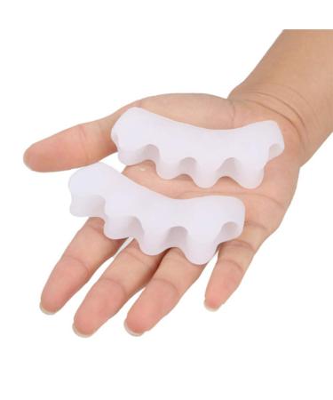 Toe Separators & Straighteners for Relaxing Toes - Relief from Bunions, Plantar Fasciitis & More - Spa & Pedicure for Men & Women (4 Pairs) - Buy Online on GoSupps.com