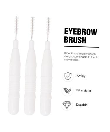 Angoily 20pcs Micro Eyebrow Brush Set - Mini Nylon Cosmetic Brush for Precise Eyebrow Makeup & Interdental Cleaning - Ideal Size 5.60x0.80cm - International Shipping Available - Buy Online on GoSupps.com