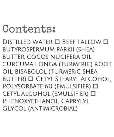 GREEN RIVER BASIN SOAPWORKS Formula 5 Tallow Cream (4 oz) - Ultra-rich Moisturizer with Mountain-Grazed Tallow Turmeric Shea Butter & Rice Bran Oil - Deep Hydration for Dry or Sensitive Skin - Buy Online on GoSupps.com