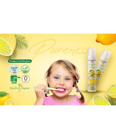 AZETA organic Baby Toothpaste 3-7 Years 50 ml (Lemon) - Buy Online on GoSupps.com