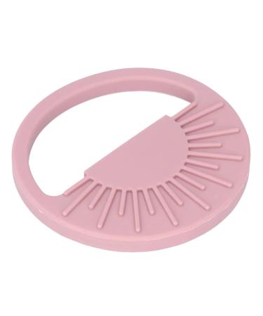 Shop Safe Baby Silicone Bite Ring Toys - Food-Safe Semicircular Sun Design in Lavender Red | Ideal for Infants - Buy Online on GoSupps.com