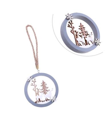 Yardenfun Hollow-Out Pendant Wooden Pendant Hanging Pendant Wall Hanging Decorate Christmas