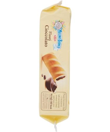 Mulino Bianco Flauti chocolate snacks stracciatella and milk to taste sweet between 3 x 280 g + Gourmet Italian pulp 400 g - Buy Online on GoSupps.com