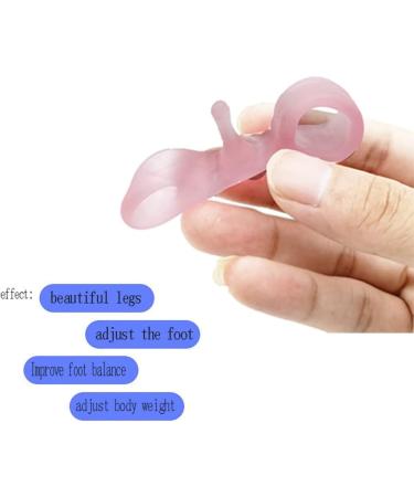 DEAVER Two-Hole Toe Separator Silicone Cover - Bunion Pain Relief & Hallux Valgus Corrector - 3 pairs - Buy Online on GoSupps.com